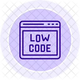 Développement low-code  Icône