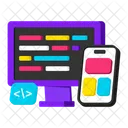 Developpement Mobile Mobile Developpement Dapplications Icône