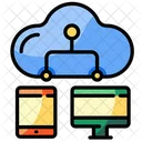 Device Connected Cloud  Icon