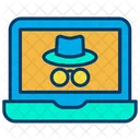 Spy Laptop Spy Thief Icon