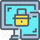 Computer Laptop Security Icon