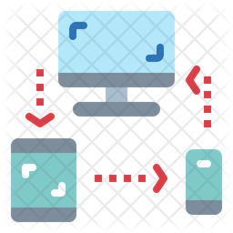 Devices Icon - Download in Flat Style