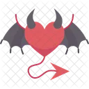Devil Heart Evil Icon