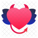 Devil Demon Heart Icon