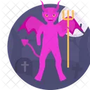 Halloween Devil Scary Icon