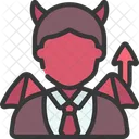 Devil Business Man Icon