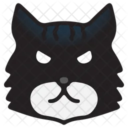 Devil Cat Emoji Icon