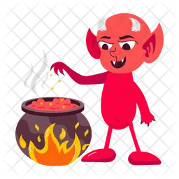 Devil cooking  Icon