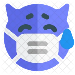 Devil Crying Emoji Icon
