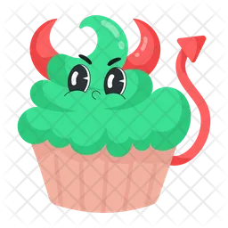 Devil Cupcake  Icon