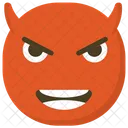 Devil Face Angry Expressions Devil Emoji Icon