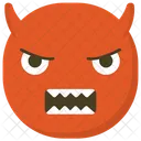 Devil Face Angry Expressions Devil Emoji Icon