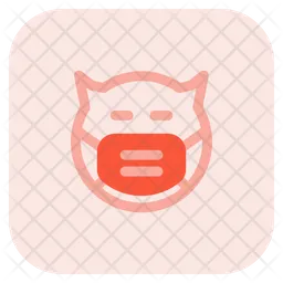 Devil Expressionless Emoji Icon