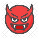 Devil Face Expression  Icon