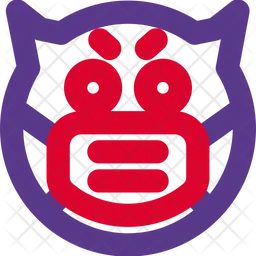 Devil Frowning Emoji Icon