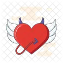 Devil Heart Heart Devil Icône