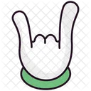 Devil Horn Horn Hand Hand Gesture Icon