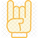 Devil Horns Hand Icon