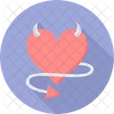 Devil Love Love Heart Icon