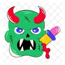 Scary Skull Devil Skull Sword Skull Symbol