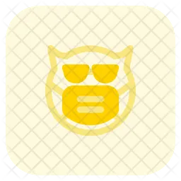 Devil Sunglasses Emoji Icon