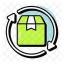Entrega de devolución  Icono