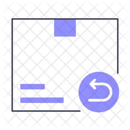 Entrega de devolución  Icono