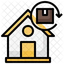 Entrega de devolución  Icono