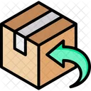 Entrega de devolución  Icono
