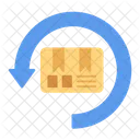 Entrega de devolución  Icono