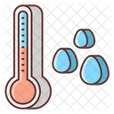 Dew Point Humidity Autometer Moisture Percentage Icon
