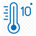 Dez Celsius Temperatura Ícone
