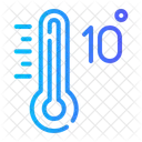 Dez Celsius Clima Ícone