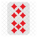 Dez de diamantes  Ícone
