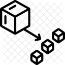 Dezentralisieren  Symbol