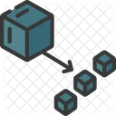 Dezentralisieren  Symbol