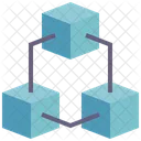 Dezentrale Blockchain  Symbol