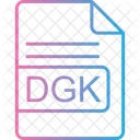 Dgk File Format Icône