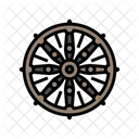 Dharma Wheel Dharmachakra Icon