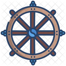 Dharma Wheel  Icon