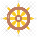 Dharma Wheel Dharma Chakra Buddhism Wheel Icon
