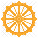 Dharma Wheel Wheel Dharmachakra Icon
