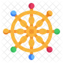 Dharma Wheel  Icon