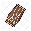 Linha Preenchida Com Dholak Icon