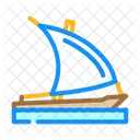 Dhow Ancient Ship Icon