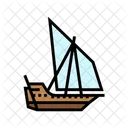 Dhow Ancient Ship Icon