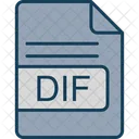 Dif Archivo Formato Icono