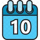 Dia Calendario Horario Icono