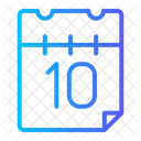 Día 10  Icono