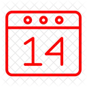Amor Fecha Limite Calendario Icono